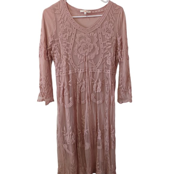 orange creek | Dresses | Orange Creek Lace Floral Midi Dress Pink Sm | Poshmark orange creek | Dresses | Orange Creek Lace Floral Midi Dress Pink Sm | Poshmark